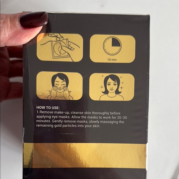 24K Gold Eye Mask by Taimand sealed box - Picture 3 of 3